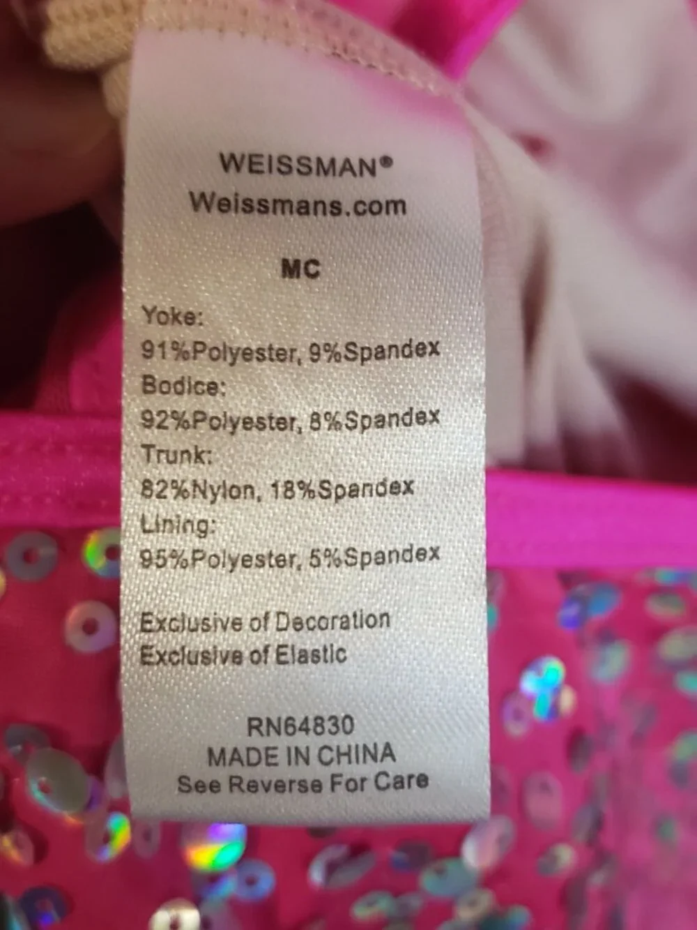 Weismann Jazz costume